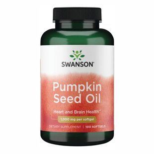 Pumpkin Seed Oil 1,000 mg - 100softgels (Затерта дата) 2023-10-7986 фото