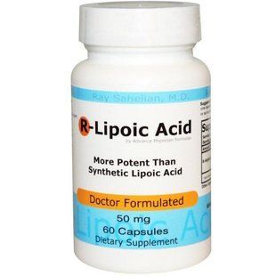 Advance Physician Formulas, Inc., R-ліпоєва кислота, 50 мг, 60 капсул APF-00042 фото