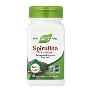 Spirulina Micro-Algae - 100 vcaps 2023-10-6853 фото