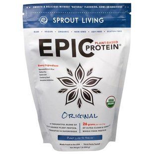 Sprout Living, Феноменальный Порошок Протеина на Растительной Основе , Оригинальный, 1 фунт (454 г) SPL-00700 фото