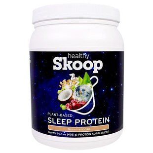 Healthy Skoop, Протеин для сна на Растительной Основе, Tirami-Snooze, 14,3 унций (405 г) HSK-00600 фото