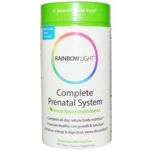Rainbow Light, Complete Prenatal System, пищевые мультивитамины, 180 таблеток RLT-10152 фото