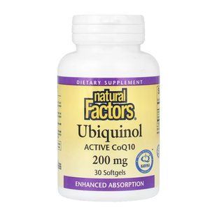 Ubiquinol CoQ10 200mg - 30 softgels 2023-10-5754 фото