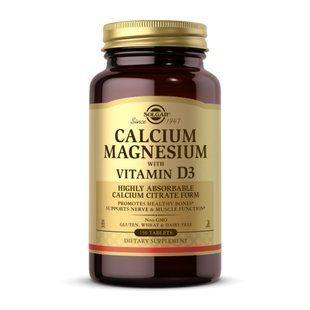 Calcium Magnesium with Vitamin D3 - 150 tabs 2023-10-3696 фото