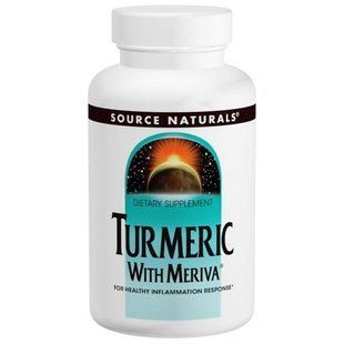 Source Naturals, Комплекс з куркумою Meriva, 500 мг, 120 таблеток SNS-02421 фото