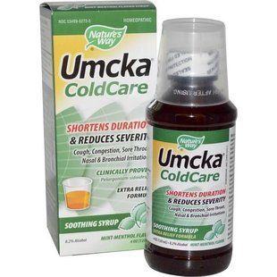 Natures Way, Umcka, ColdCare, вкус ментола с мятой, 4 жидкие унции (120 мл) NWY-15272 фото