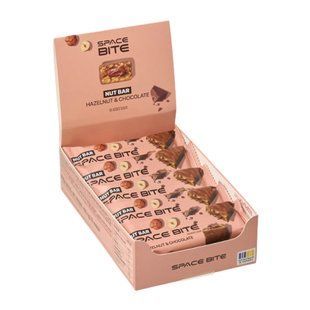 Space Bite Nut Bar - 10x40g Hazelnut & Chocolate 2023-10-7475 фото