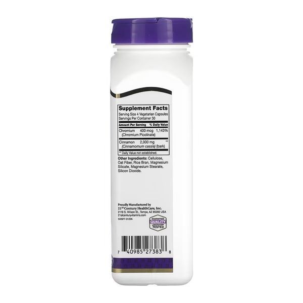 Cinnamon Plus Chromium - 120 vcaps 2023-10-7088 фото