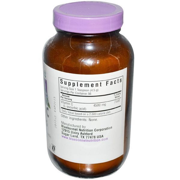 Bluebonnet Nutrition, Витамин С в Кристаллической Форме 8.8 унции (250 г) BLB-00542 фото