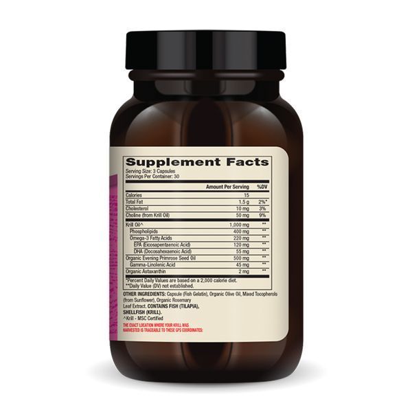 Krill Oil for Women - 90 caps 2023-10-3943 фото