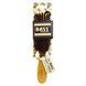 Расческа для волос Bass Brushes, Полуовальная (мягкая) щетка с 100%-ной щетиной дикого кабана BSH-10014 фото 1