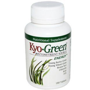 Wakunaga - Kyolic, Kyo-Green фитонутриентный джерело, енергія, 180 таблеток WAK-70032 фото