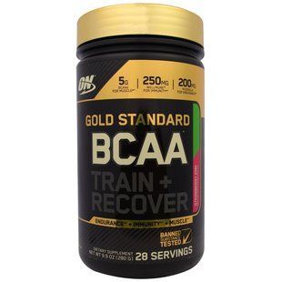 Optimum Nutrition, Золотий стандарт BCAA, комплекс амінокислот з розгалуженими бічними ланцюгами (BCAA) для тренування і OPN-05471 фото
