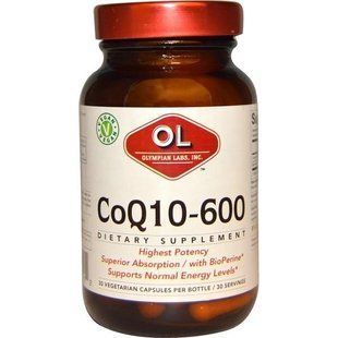Olympian Labs Inc., Коэнзим Q10-600, 30 растительных капсул OLY-91017 фото