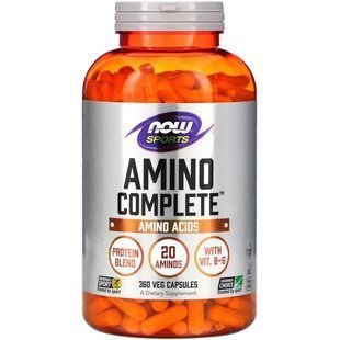 Now Foods, Sports, Amino Complete, 360 капсул NOW-00013 фото