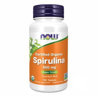 Spirulina 500 mg - 100 tabs (Повреждена банка) 2023-10-3549 фото