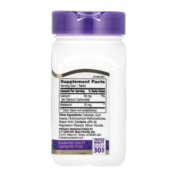 Melatonin 10 mg Prolonged Release - 120 tabs 2023-10-7138 фото