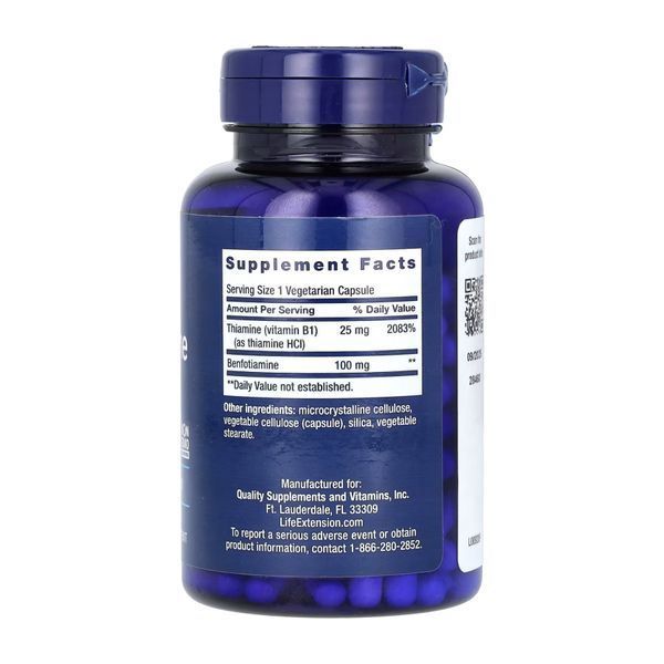 Benfotiamine with Thiamine	100 mg - 120 vcaps (До 09.26) 2024-11-0023 фото