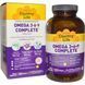 Country Life, Ultra Concentrated Omega 3&bull;6&bull;9 Complete, Lemon Flavor, 180 Softgels CLF-04102 фото 1