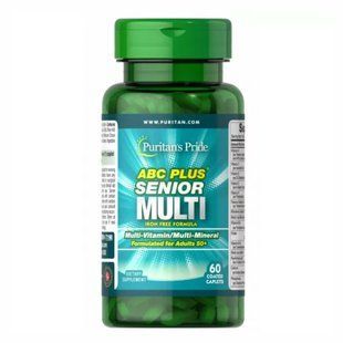 ABC Plus&reg; Senior Multivitamin Multi-Mineral Formula - 60 Caplets 100-76-2563376-20 фото