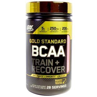 Optimum Nutrition, Золотий стандарт BCAA (амінокислоти з розгалуженим ланцюгом) Тренування + Відновлення, Кавун, 9.9 унції (280 г) OPN-05476 фото