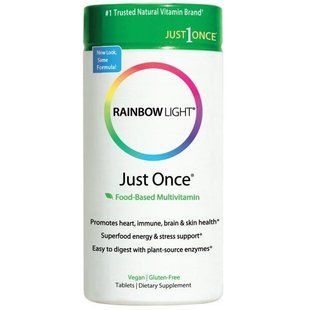 Rainbow Light, Just Once, мультивитамины на основе продуктов питания, 120 таблеток RLT-10474 фото