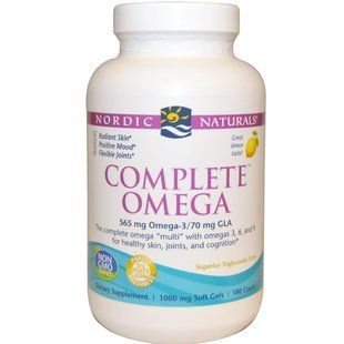 Nordic Naturals, Комплекс омега, зі смаком лимона, 1000 мг, 180 желатинових капсул NOR-03770 фото