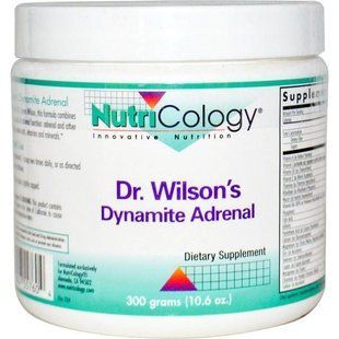Nutricology, Dr. Wilsons харчова добавка для надниркових залоз, 300 г ARG-55760 фото