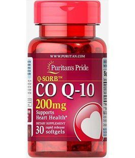Q-SORB&trade; Co Q-10 200 mg - 30caps 100-32-4916718-20 фото