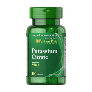 Potassium Citrate 99mg - 100 caps 2023-10-2728 фото