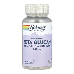 High Potency Beta Glucan 200mg - 30 vcaps 2023-10-6985 фото
