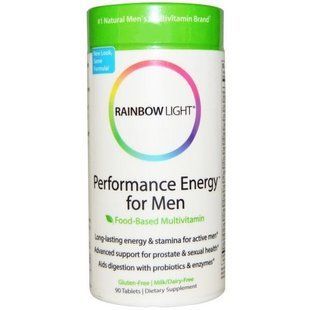Rainbow Light, Performance Energy для мужчин, пищевые мультивитамины, 90 таблеток RLT-10693 фото