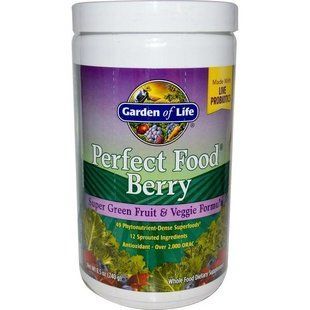 Garden of Life, Ягодная добавка с фруктово-овощной формулой, 240 г GOL-11285 фото