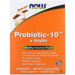 Now Foods, Порошок Probiotic-10 50 Billion, 57 г NOW-02929 фото