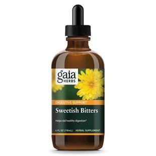 Gaia Herbs, Sweetish Bitters, 4 рідких унції (120 мл) GAI-33361 фото