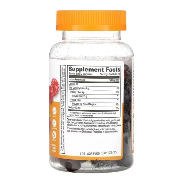 Prebiotic Fiber Adult - 60 gummies 2023-10-7276 фото