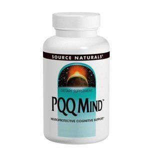 Source Naturals, PQQ для мозку, пирролохинолинхинон, метоксантин, 60 таблеток SNS-02519 фото