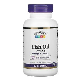 Fish Oil 1000 mg - 120 softgels 2023-10-7092 фото