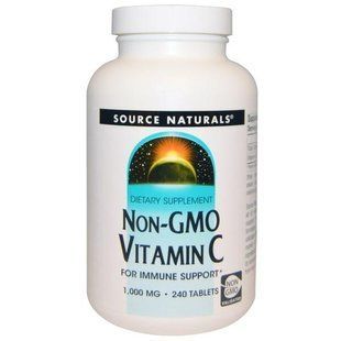 Source Naturals, Витамин С без ГМО, 1,000 мг, 240 таблеток SNS-02628 фото