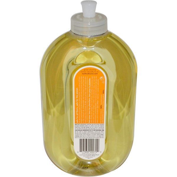 Method, Squirt + MOP, Скропи та протри, засіб для очищення підлог, імбирний юдзу, 25 рідких унцій (739 мл) MTD-00070 фото