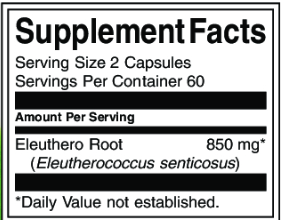 Eleuthero Root 425mg - 120 cap 100-67-2705525-20 фото