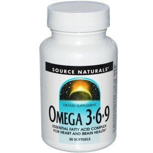 Source Naturals, Omega 369, 30 Softgels SNS-02316 фото