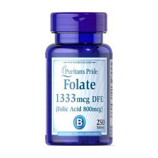 Folate 1333 mcg DFE - 250 tabs 2023-10-2471 фото