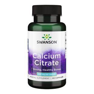 Calcium Citrate 200 mg - 60 Caps 100-13-1349710-20 фото