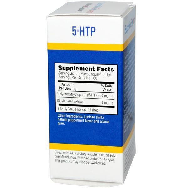 Superior Source, 5-HTP (5-гідроксітріптофан), 50 мг, 60 таблеток для розсмоктування SPS-90330 фото