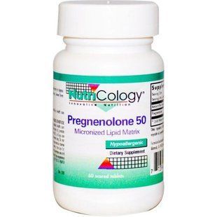Nutricology, Прегненолон 50, 60 таблеток з насічкою ARG-54810 фото
