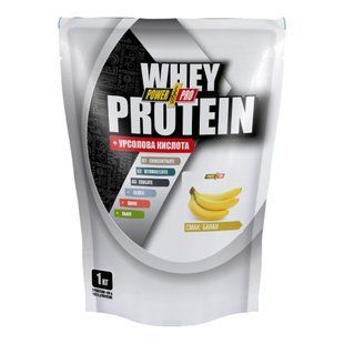 Whey Protein - 1000g Banana (Повреждена упаковка) 2023-10-7880 фото