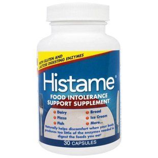 Naturally Vitamins, Histame, пищевая добавка от непереносимости пищевых продуктов, 30 капсул NTV-50000 фото