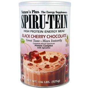 Natures Plus, Spiru-Tein, шоколад с черной черешней, 510 г (1,12 фунта) NAP-45873 фото
