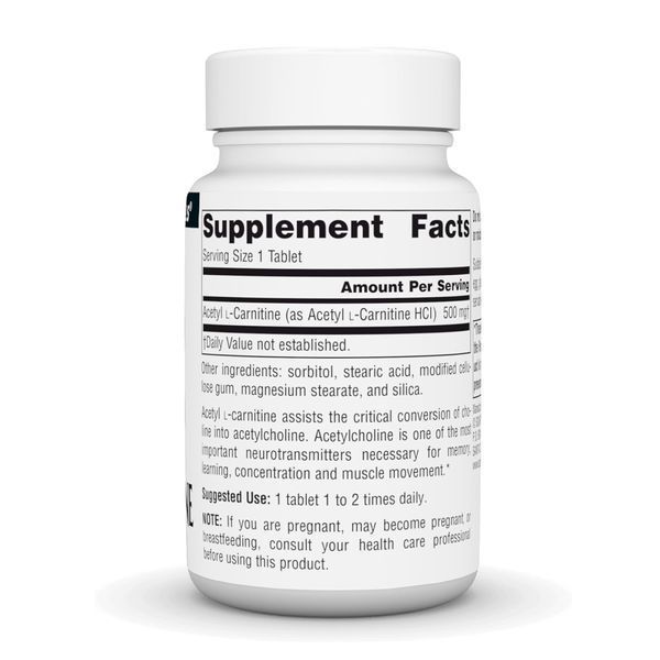 Acetyl L-Carnitine 500 mg - 30 tabs 2023-10-6157 фото